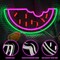 Summer Watermelon Neon Sign USB Operated Acrylic LED Neon Light Fruit Art Decorative LED Light Signs for Home Bedroom Bar Birthday Party Wedding Office Lounge Patio